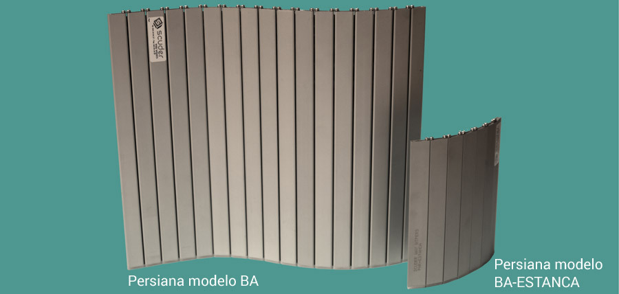 Persianas modelos BA y BA-ESTANCA